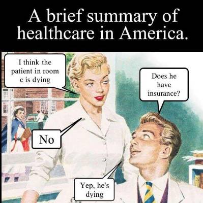 health insurance, not health care